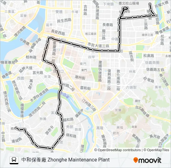 262區 Bus Line Map