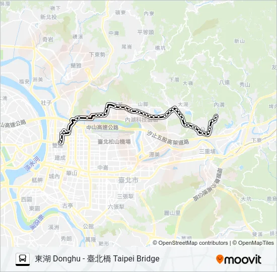 287區 Bus Line Map