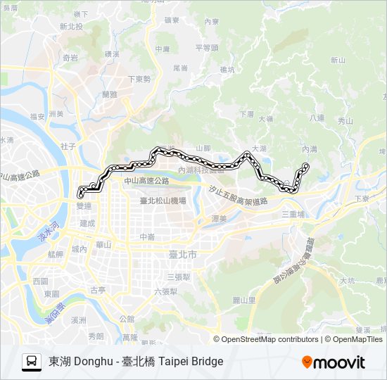 287區 bus Line Map