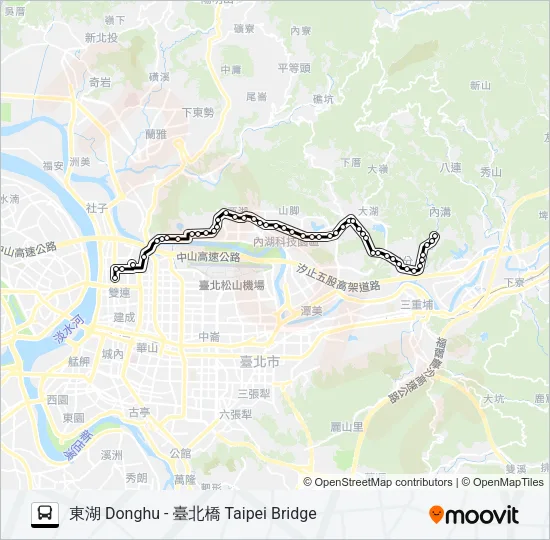 287區 Bus Line Map