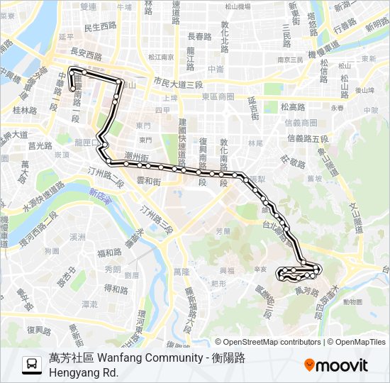 和平幹線 Bus Line Map