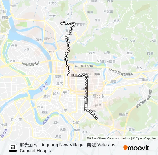 敦化幹線 Bus Line Map