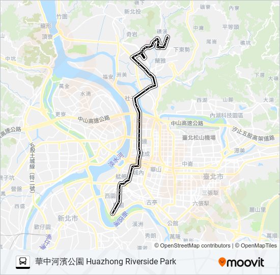 重慶幹線 bus Line Map