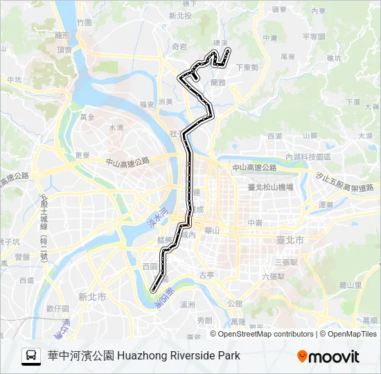 重慶幹線 Bus Line Map