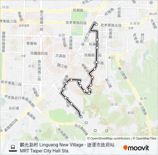 市民小巴7 Bus Line Map