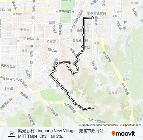市民小巴7 Bus Line Map