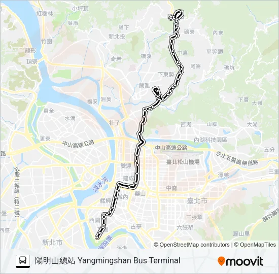 260往東園 Bus Line Map