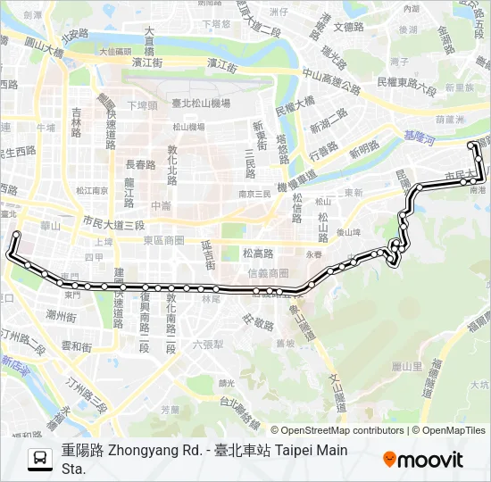巴士88的線路圖