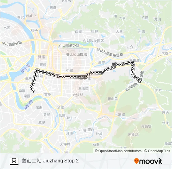 212 Bus Line Map
