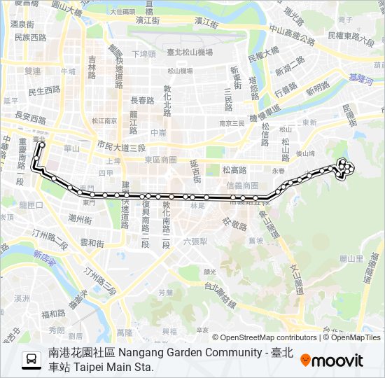 88區 bus Line Map