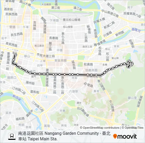 88區 Bus Line Map