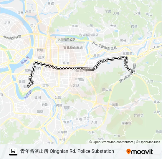 212夜 Bus Line Map