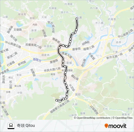 小1 Bus Line Map
