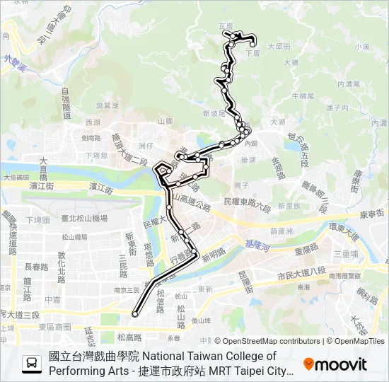 小2 Bus Line Map