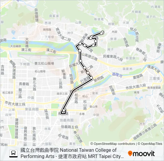 小2 Bus Line Map