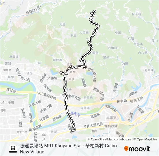 小3 Bus Line Map