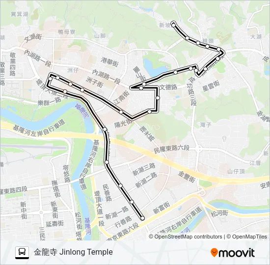552 Bus Line Map