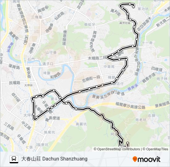 小11 Bus Line Map