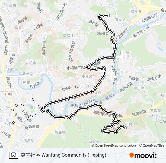 小11 Bus Line Map