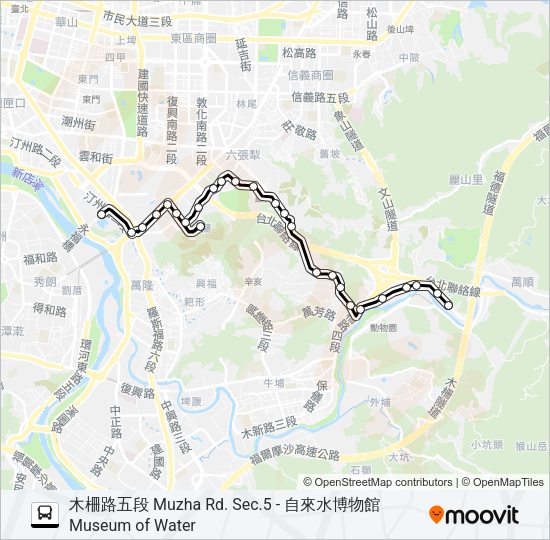 小30 Bus Line Map