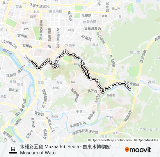 巴士小30的線路圖