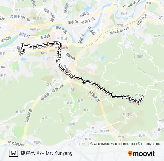 小5區 Bus Line Map