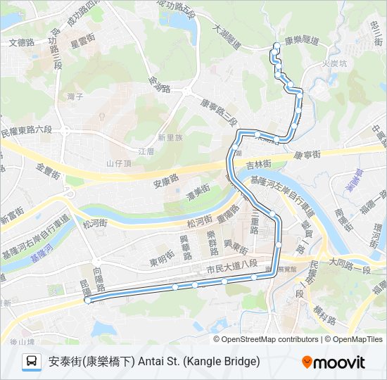 藍51 Bus Line Map