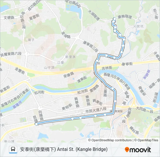 藍51 Bus Line Map