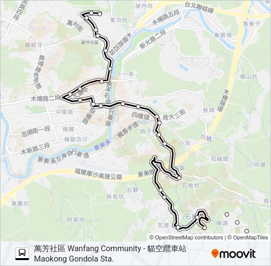 小10區 Bus Line Map