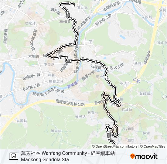 小10區 Bus Line Map
