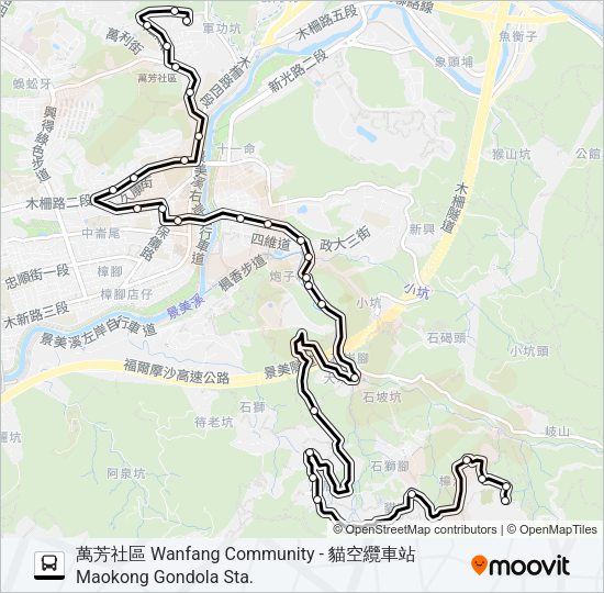 小10區 Bus Line Map