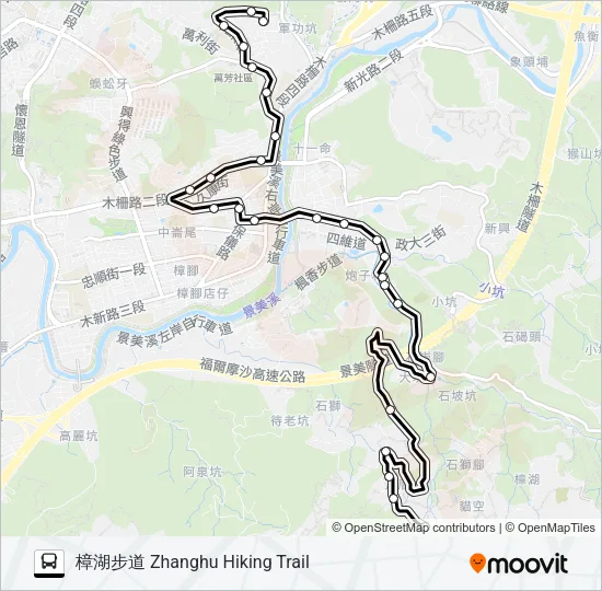 小10經指南宮 Bus Line Map