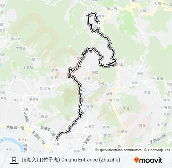巴士小8的線路圖