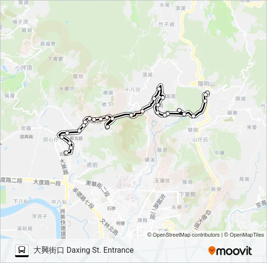 230 Bus Line Map