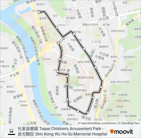 529 Bus Line Map