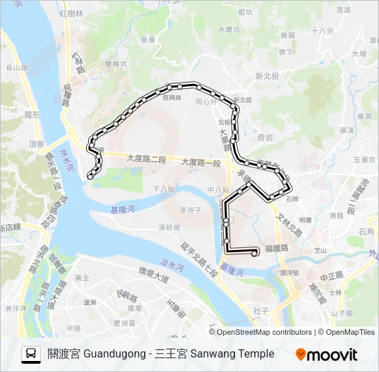 550 Bus Line Map