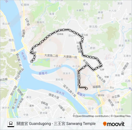 550 Bus Line Map