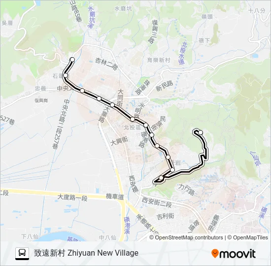 小14 Bus Line Map