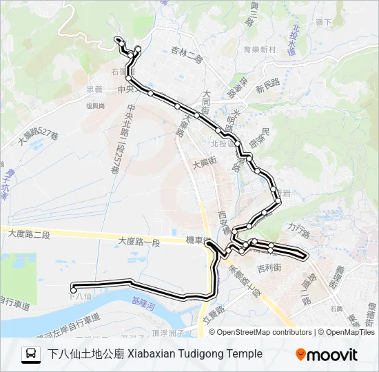 小21 Bus Line Map