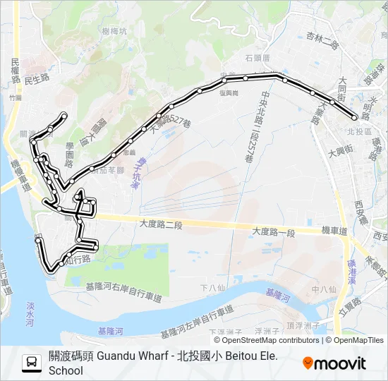 小23 Bus Line Map