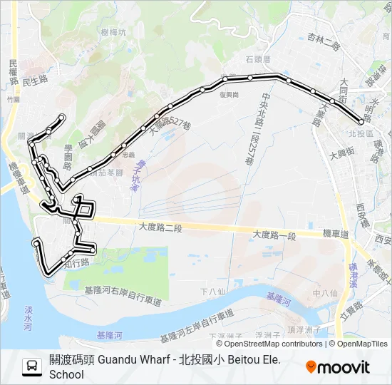 巴士小23的線路圖