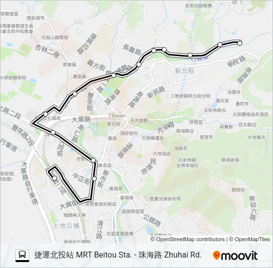 小28 Bus Line Map