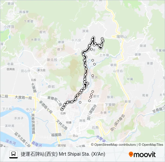 小36 Bus Line Map