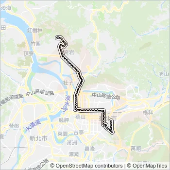 承德幹線 Bus Line Map