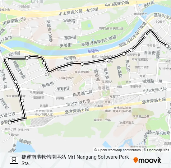 市民小巴15 Bus Line Map