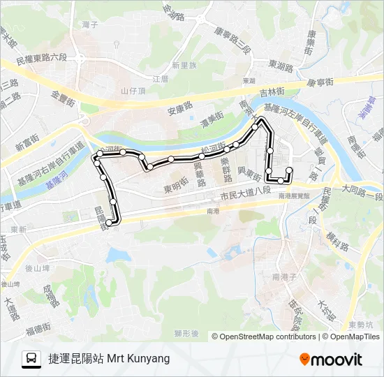市民小巴15 Bus Line Map