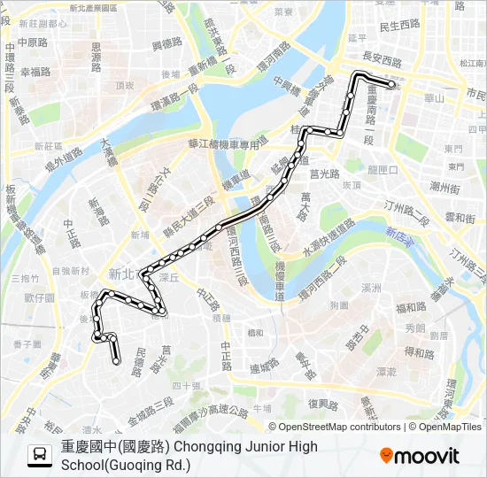 265區(大南) Bus Line Map