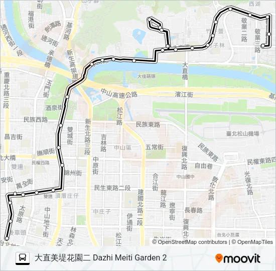 42 Bus Line Map