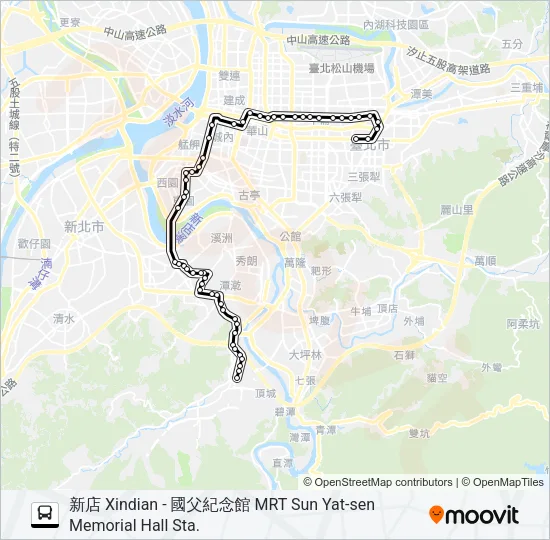 202 Bus Line Map