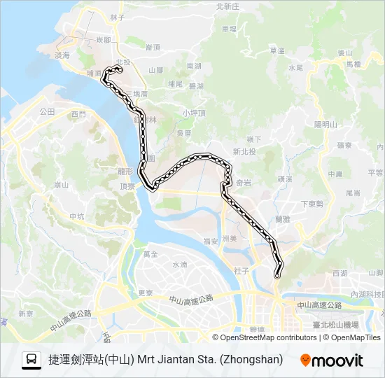 308 Bus Line Map
